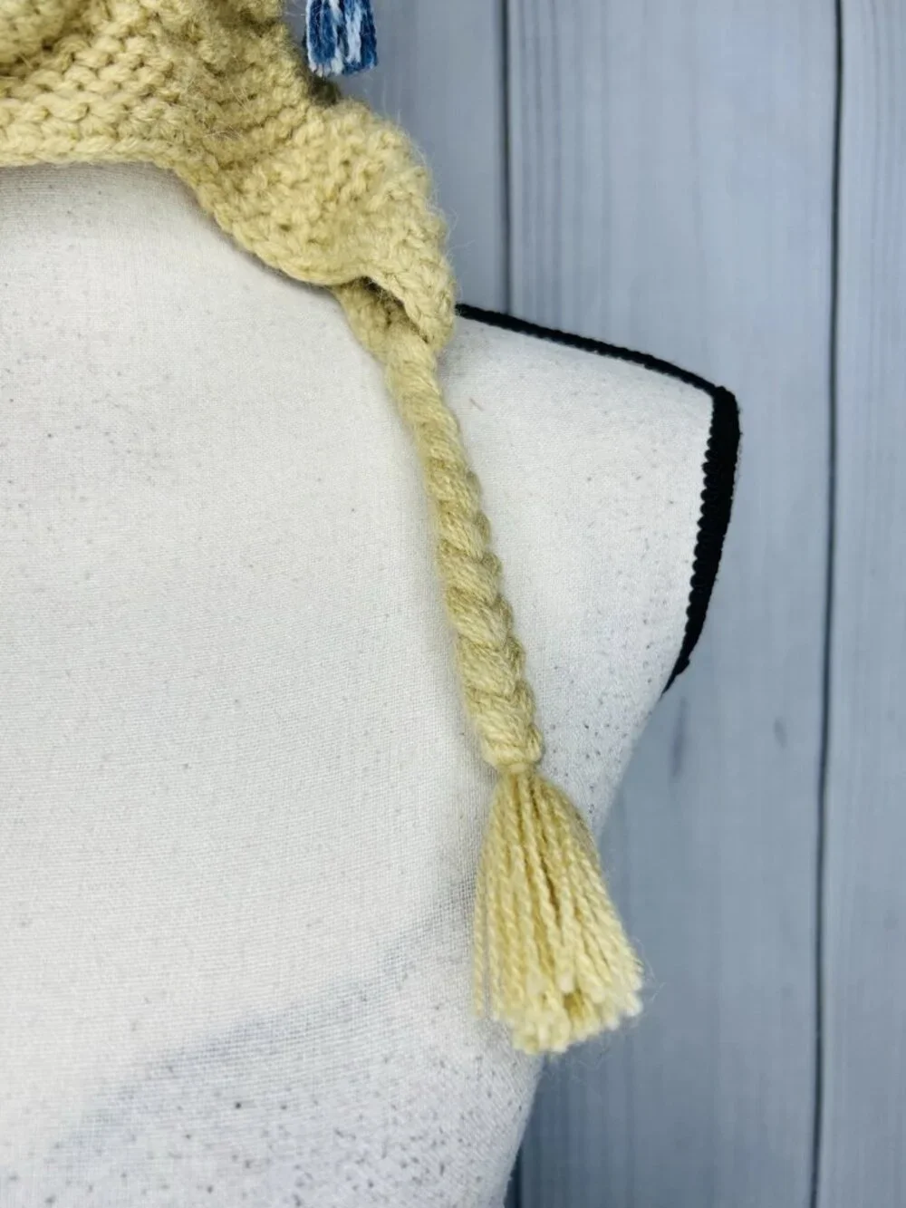 Andes Gifts Alpaca Llama Head Hat Adult Tan Peru